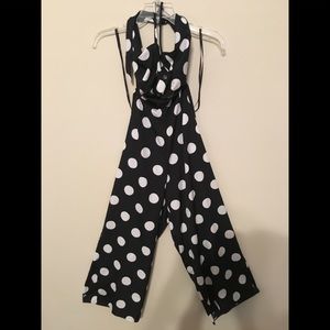 Black & White pokadot jumper